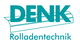 DENK-Rolladentechnik-logo, Schriftzug mit Rolladenkasten