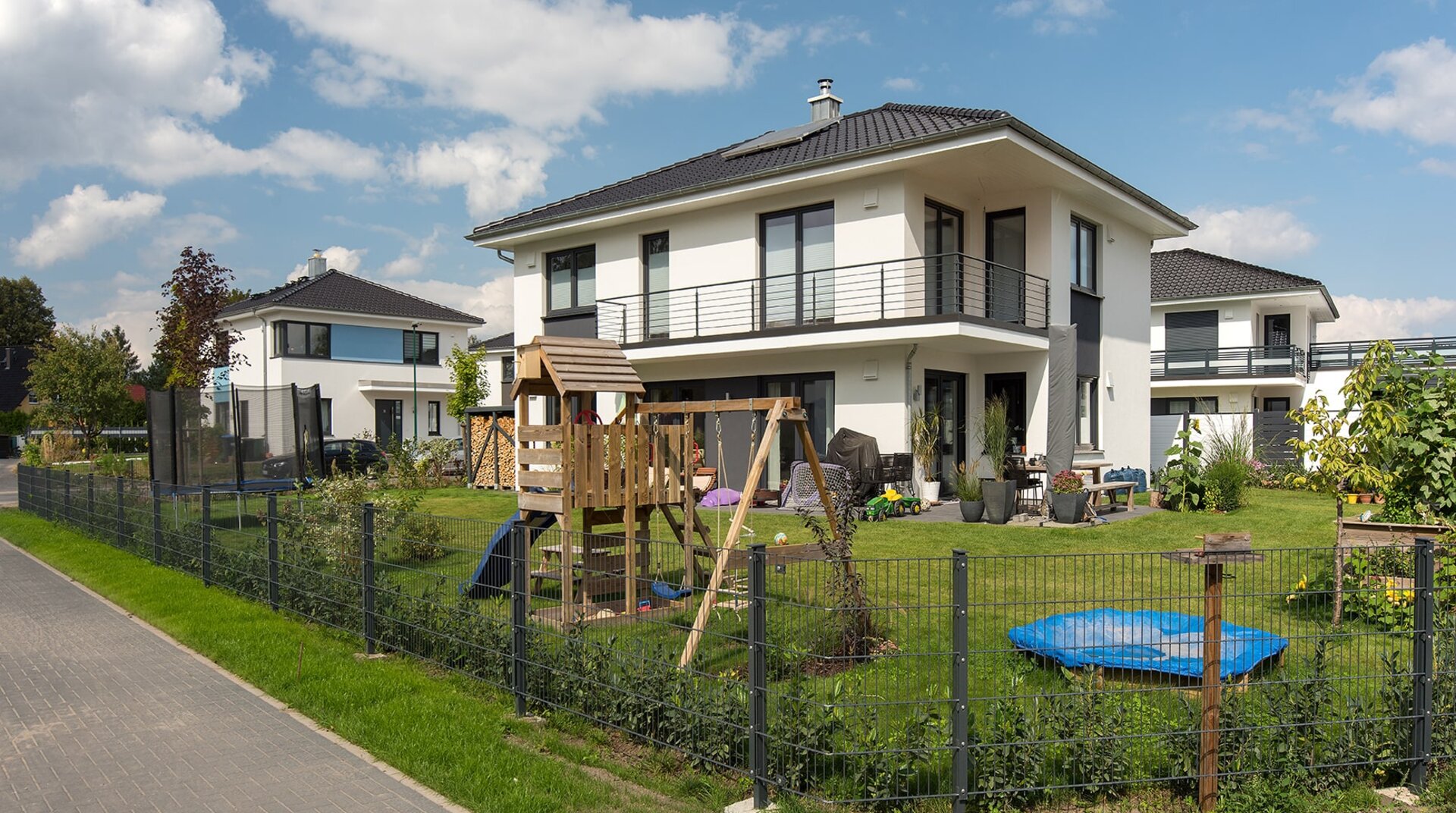 Schildower Gärten, Einfamilienhaus von außen