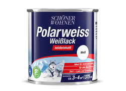 750 Mililiter Eimer Polarweiss Weißlack glänzend, Schöner Wohnen