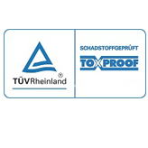 TÜV R schadstoffgeprüft