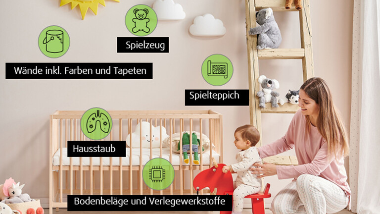 Schadstoffe im Kinderzimmer